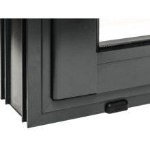 Detailansicht eines Kunststofffensters