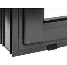 Detailansicht eines Kunststofffensters