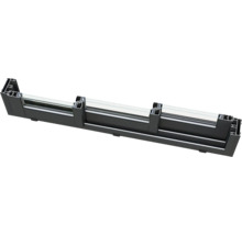 Coupe transversale d''un châssis de fenêtre avec verre