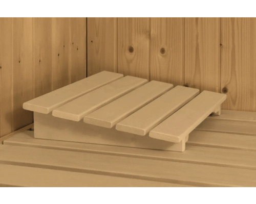 Repose-pieds de sauna en bois