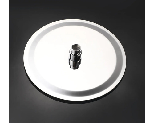 Runder Duschkopf aus Metall