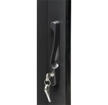 Poignée d''une porte avec une clé