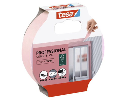 Tesa Professional Sensitive Abdeckband, 25 mm x 25 m