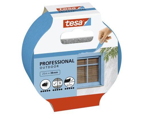 Tesa Professional Outdoor Klebeband 25 Meter mal 38 Millimeter