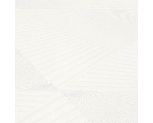 Papier peint blanc avec motif géométrique
