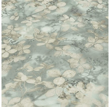 Papier peint avec motif de fleurs d''hortensia