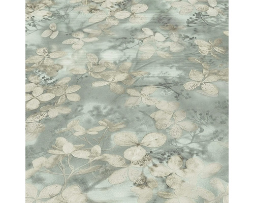 Tapete mit Hortensienblütenmuster