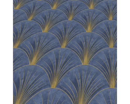 Tapete mit Art-déco-Fächermuster