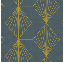 Papier peint avec motif géométrique d''éventail