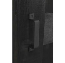 Griff für Schiebetür aus Metall auf Holz