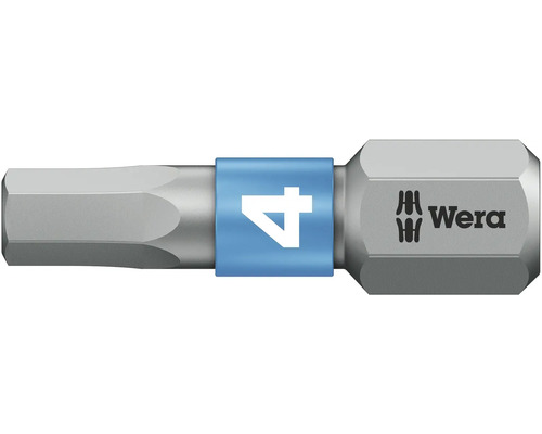 Wera Logo und Vierkant-Schraubendreher-Bit