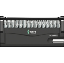 Wera Bit-Check avec différents embouts de tournevis