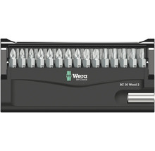 Jeu de douilles de vissage Wera Bit-Check Bois 30