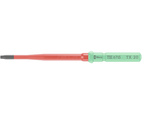 Tournevis Wera avec profil Torx TX 20