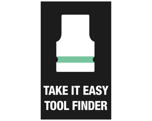 Symbole Take it easy Tool Finder