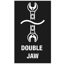 Symbole de clé à fourche double