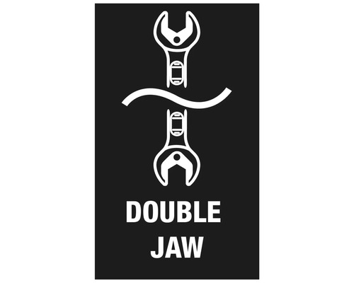 Symbole de clé à fourche double