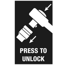 Symbole : Appuyer pour déverrouiller