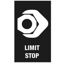 Symbole de butée de fin de course