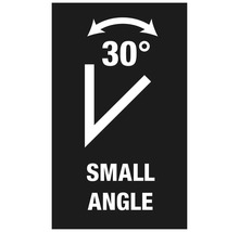 Petit angle de 30 degrés