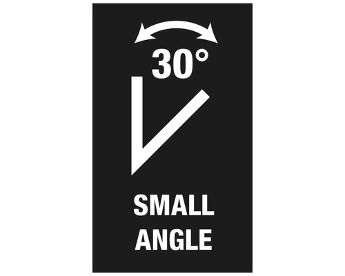 Petit angle de 30 degrés