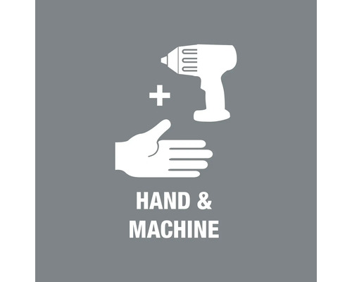 Symbole: Main et machine