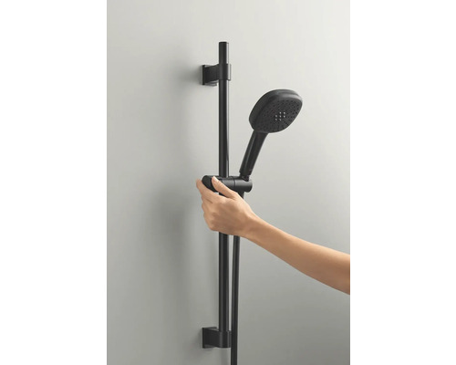 Brausegarnitur mit Handbrause und Brausestange zur Wandmontage