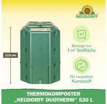 Neudorff Thermokomposter Duotherm 530 Liter, Höhe 110 Zentimeter