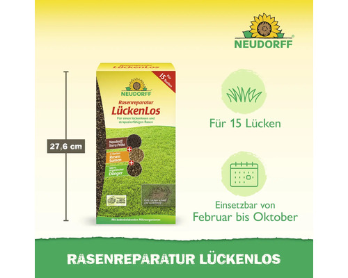 Neudorff LückenLos Rasenreparatur Packung, 27,6 cm hoch