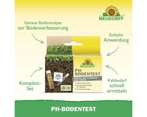 Neudorff pH-Bodentest Komplettset zur genauen Bodenanalyse