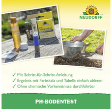 Neudorff pH-Bodentest zur einfachen Bodenanalyse mit Schritt-für-Schritt-Anleitung