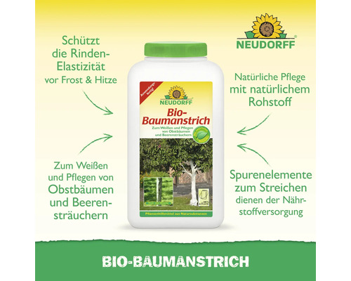 Neudorff Bio Baumanstrich zum Schutz und zur Pflege von Obstbäumen und Beerensträuchern