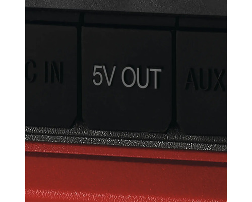 Gros plan du port ''5V OUT''