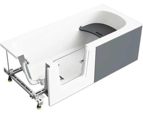 Begehbare Badewanne mit Sitz und Tür