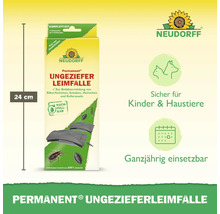 Neudorff Permanent Ungeziefer Leimfalle, 24 cm hoch, zur Schädlingsbekämpfung, sicher für Kinder und Haustiere