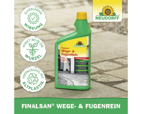 Finalsan Wege- und Fugenreiniger in grüner Flasche