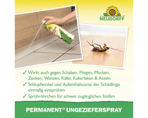 Neudorff Permanent Ungezieferspray zur Schädlingsbekämpfung im Innenbereich.