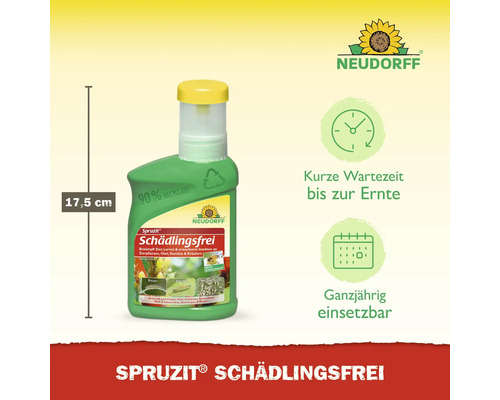 Spruzit Schädlingsfrei Insektizidflasche, 17,5 cm hoch
