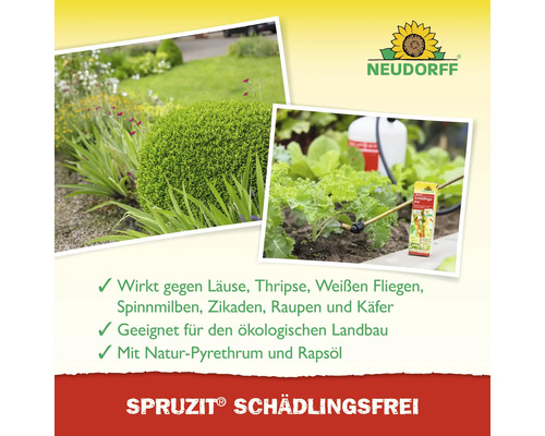Neudorff Spritzmittel gegen Schädlinge im Garten.