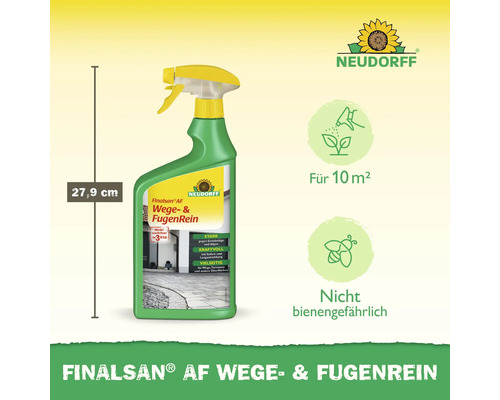 Finalsan AF Wege- und Fugenreiniger Flasche mit 27,9 cm Höhe