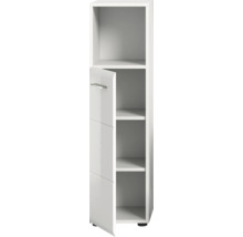 Hochschrank mit einer offenen Tür und mehreren Regalböden für Badezimmer
