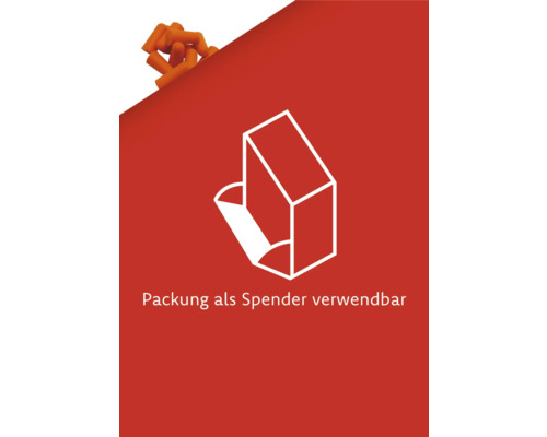 Symbol: Verpackung als Spender verwendbar.