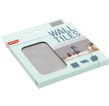 Carrelage mural autocollant Wall Tiles Uni gris clair 15,25 x 15,25 cm 6 pces