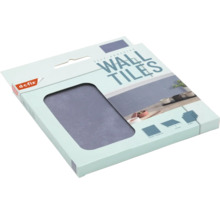 Selbstklebende Wandfliesen Wall Tiles Uni blau 15,25 x 15,25 cm 6 St.
