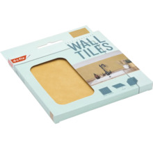 Selbstklebende Wandfliesen Wall Tiles Uni gold 15,25 x 15,25 cm 6 St.