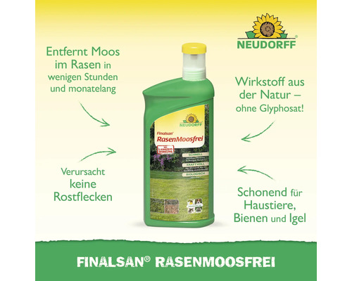 Finalsan RasenMoosfrei zur Moosentfernung im Rasen