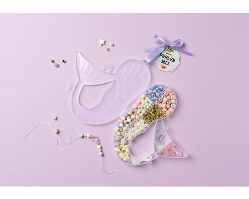 Mélange de perles sirène avec accessoires pour la fabrication de bijoux