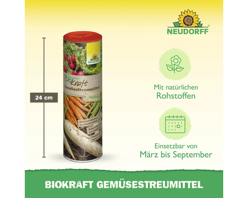 Neudorff Biokraft Gemüsestreumittel, 24 cm hoch