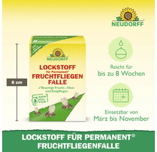 Neudorff Lockstoff für Permanent Fruchtfliegenfalle Nachfüllpack, 8 cm hoch