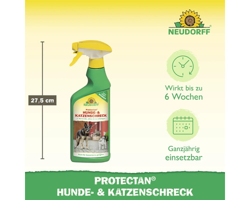 Neudorff Protectan Hunde und Katzenschreck Sprühflasche mit einer Höhe von 27,5 cm